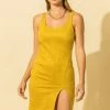 Hyfve Mustard Mini Dress