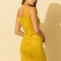 Hyfve Mustard Mini Dress 3 Hyfve Mustard Mini Dress