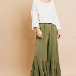 UMGEE Olive Linen Pants
