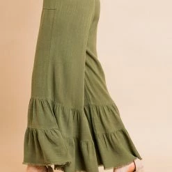 UMGEE Olive Linen Pants