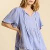 UMGEE Periwinkle Babydoll Top New Arrivals
