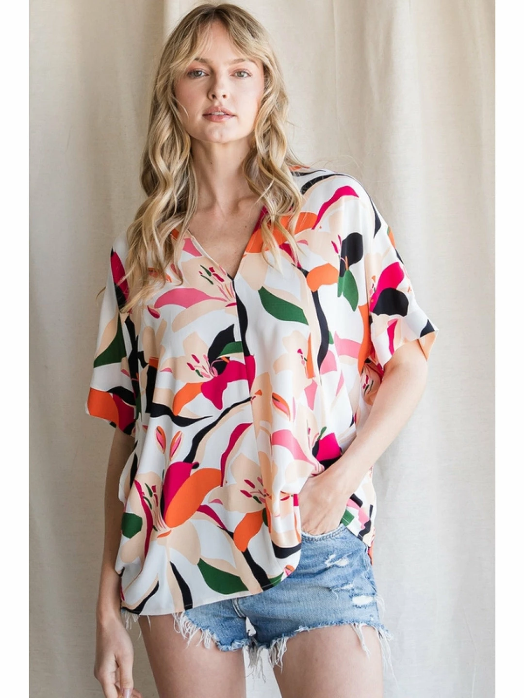 Jodifl New Arrivals Abstract Floral Top 1 Jodifl New Arrivals Abstract Floral Top