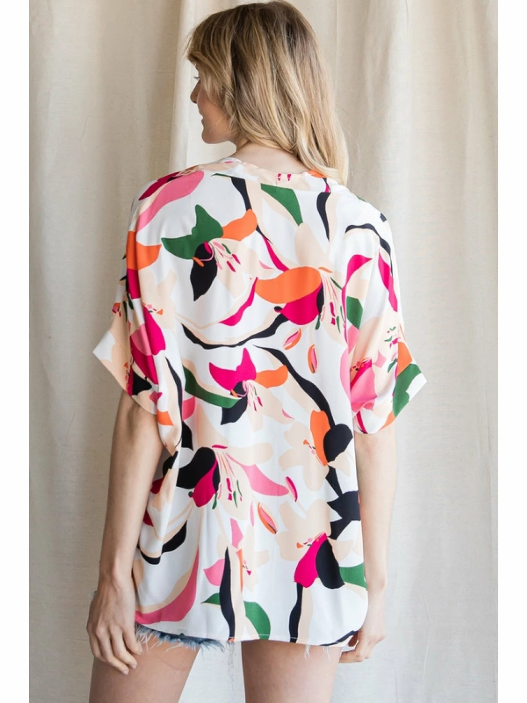 Jodifl New Arrivals Abstract Floral Top 3 Jodifl New Arrivals Abstract Floral Top