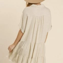 UMGEE Oatmeal Linen Dress