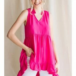 Jodifl Hot Pink Blouse Final Sale
