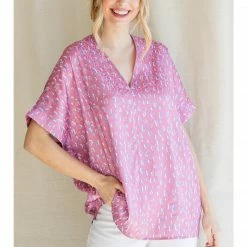 Jodifl Pink Leopard Top New Arrivals