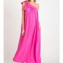 Jodifl New Arrivals Hot Pink Maxi Dress