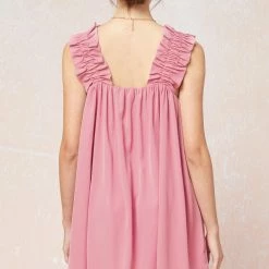 Entro Pink Square Neck Dress 17 Entro Pink Square Neck Dress