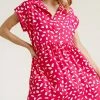 UMGEE Hot Pink Dalmatian Dress New Arrivals