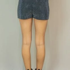 Cloudten Black Rhinestone Shorts New Arrivals