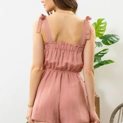 Blu Pepper Dusty Rose Romper