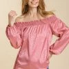 UMGEE Dusty Rose Animal Print Top