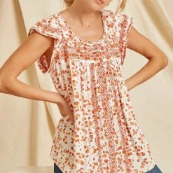 Andree By Unit New Arrivals Embroidered Babydoll Top 12 Andree By Unit New Arrivals Embroidered Babydoll Top