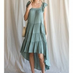Jodifl Sage High/Low Dress New Arrivals