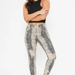 YMI Bottoms Snake High Rise Jogger Pants