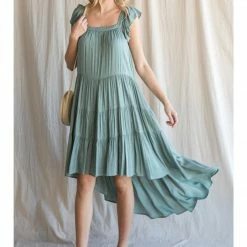 Jodifl Sage High/Low Dress New Arrivals
