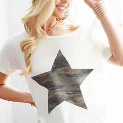 Bibi Camo Star Top New Arrivals