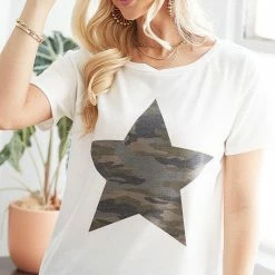 Bibi Camo Star Top New Arrivals