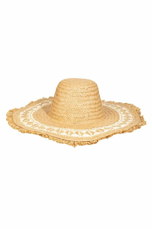 Wall To Wall Two Tone Straw Sun Hat New Arrivals 1 Wall To Wall Two Tone Straw Sun Hat New Arrivals
