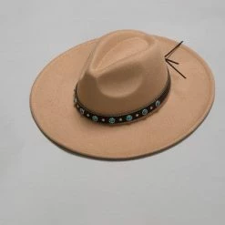 Wall To Wall New Arrivals Tan Vintage Fedora Hat