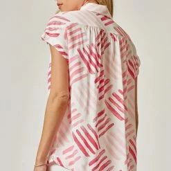 Andree By Unit New Arrivals Button Up Printed Top 14 Andree By Unit New Arrivals Button Up Printed Top