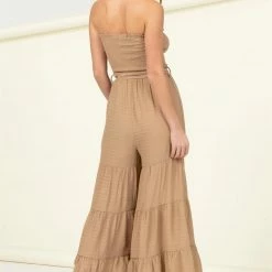Hyfve Taupe Strapless Jumpsuit New Arrivals 6 Hyfve Taupe Strapless Jumpsuit New Arrivals