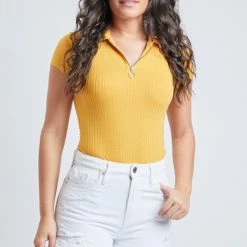 YMI New Arrivals White 80's High Rise Mom Shorts