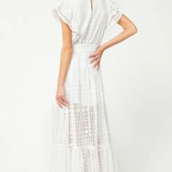 Entro White Eyelet Lace Maxi Final Sale 17 Entro White Eyelet Lace Maxi Final Sale