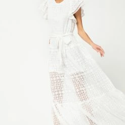 Entro White Eyelet Lace Maxi Final Sale 16 Entro White Eyelet Lace Maxi Final Sale