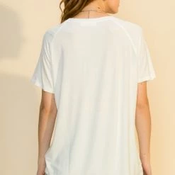 Hyfve White Comfy Tee Tops