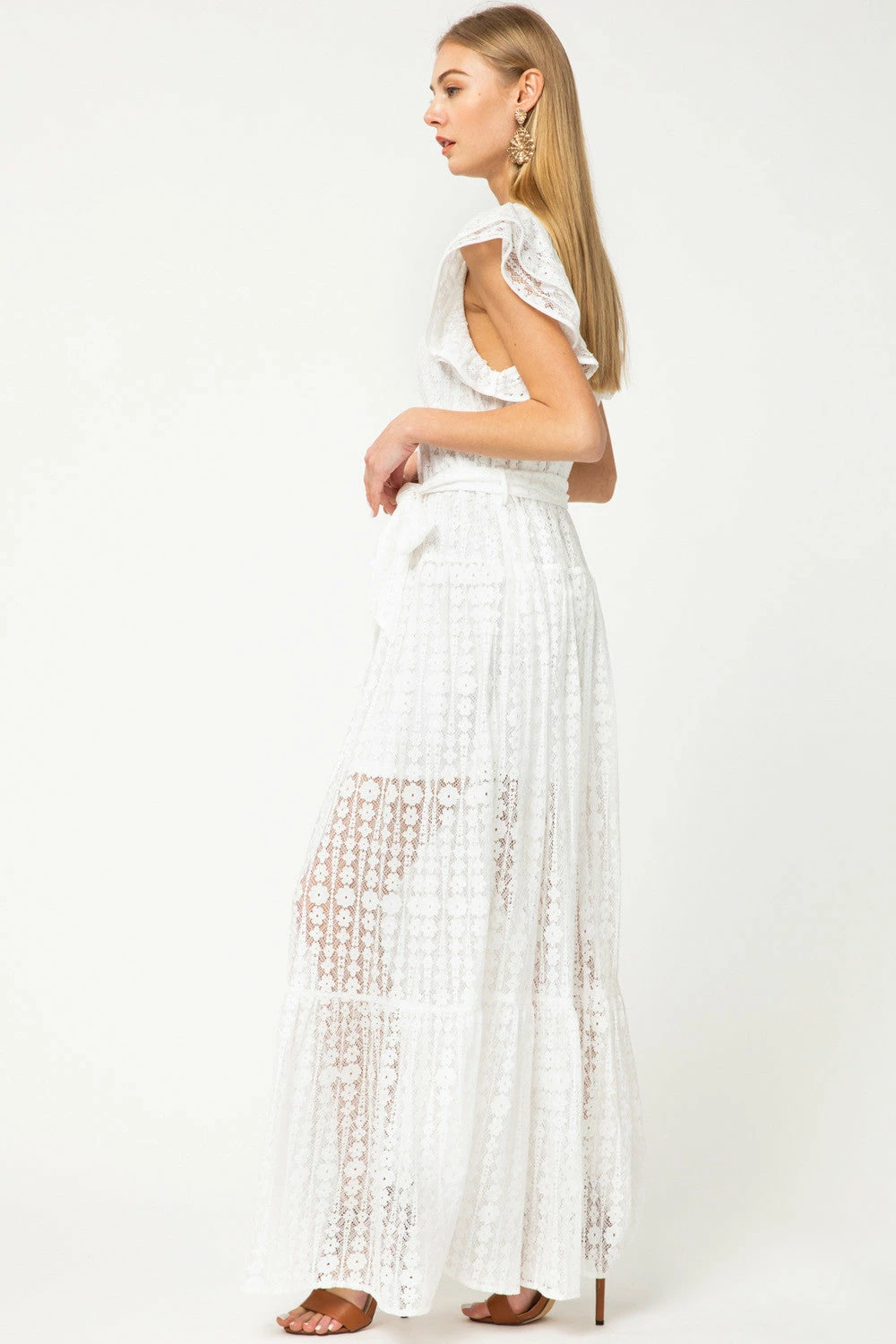 Entro White Eyelet Lace Maxi Final Sale 10 Entro White Eyelet Lace Maxi Final Sale
