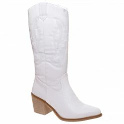 Olem White Cowgirl Boots