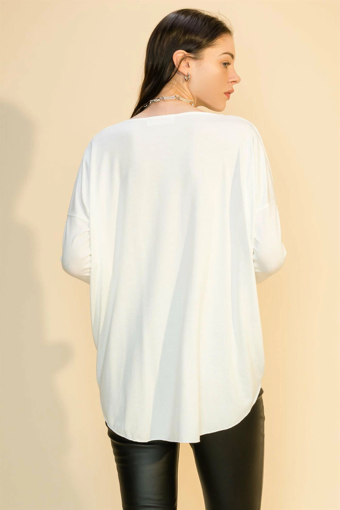 Hyfve Off White Surplice Long Sleeve Tops 3 Hyfve Off White Surplice Long Sleeve Tops