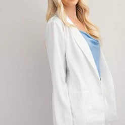 Glam New Arrivals White Boyfriend Blazer