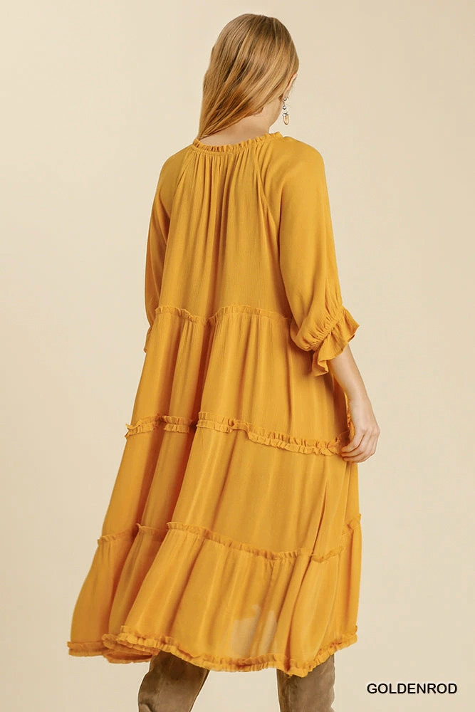 UMGEE Dresses Golden Midi Dress 6 UMGEE Dresses Golden Midi Dress