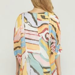 Entro Abstract Print V Neck Top New Arrivals 5 Entro Abstract Print V Neck Top New Arrivals