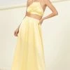Hyfve Yellow Satin 2 Piece Set