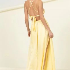 Hyfve Yellow Satin 2 Piece Set 6 Hyfve Yellow Satin 2 Piece Set